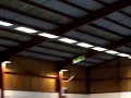 Premier vol du Bouzin. Avion en dépron Indoor.