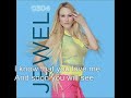 Jewel- You were meant for me [+lyrics]