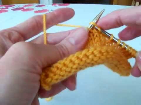 how to turn knitting