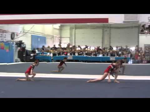 acro31 - Olivia and Ksenia. Level 7. Local Meet 5/05/2013.