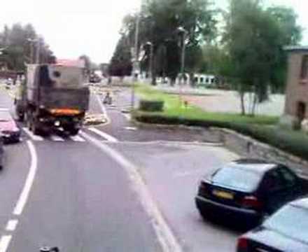 Riding on a Scammell Explorer ...
