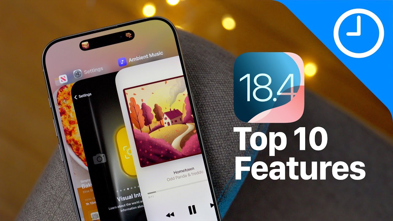 iOS 18.4 - Top 10 Features - New Emoji, Ambient Music, Visual Intelligence!