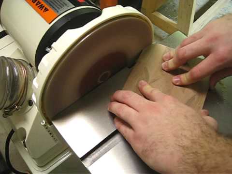 how to glue a sanding belt