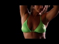 Alpha Bikini Girl in Jelly Micro Thong Set - Lime