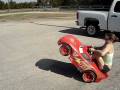 Jaime drag racing!