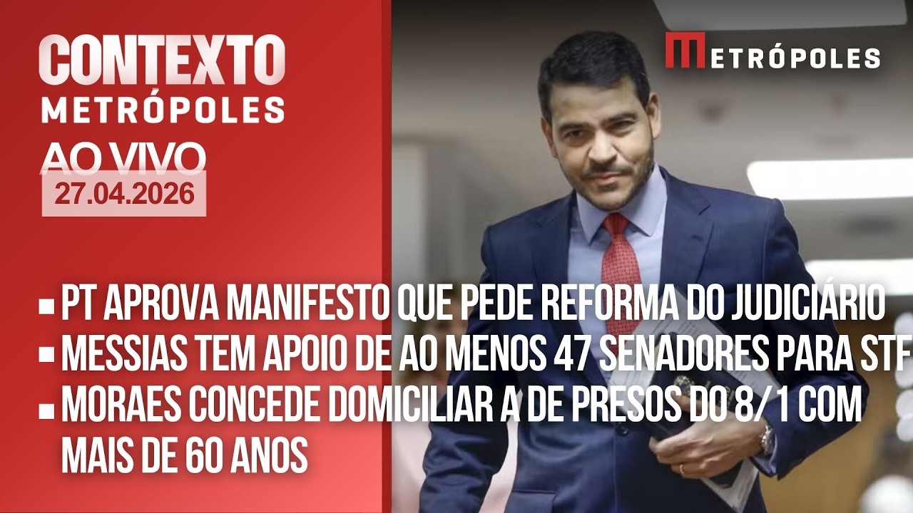 AO VIVO: Nexus: Lula, Flávio, Zema e Caiado empatados | Haddad ataca Tarcísio | Sabatina de Messias