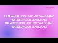 Download Warklung Lyrics Song Mp3 Song