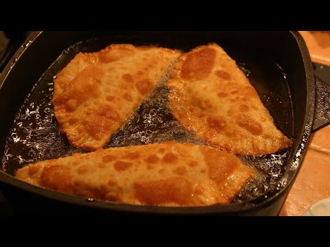 Домашние чебуреки на кипятке, самый вкусный и простой рецепт!