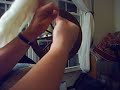 Drafting on a drop spindle