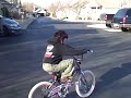 Riley on Her Bike