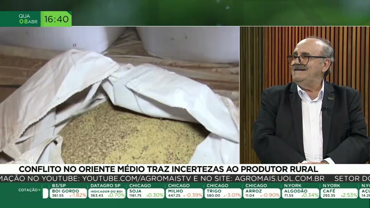 Conflito no Oriente Médio traz incertezas ao produtor rural