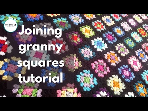 how to fasten granny squares