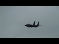 F22 Raptor departing to display at Farnborough