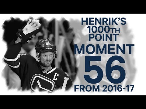 Video: No. 56/100: Henrik Sedin's 1000th point