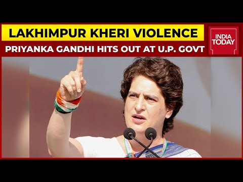 Lakhimpur Stir: Priyanka Gandhi Slams UP Govt Over Viral Video Showing Car Running Over Protesters
