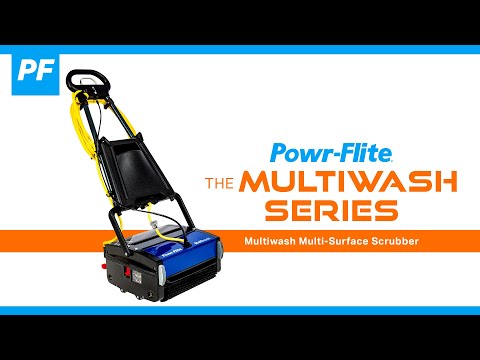 Introduction and walk through of the Powr-Flite® Multiwash 14 CRB Floor Scrubber
