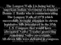 goto http://longestwalk.org for route updates and more.... the map on this video now is not the current map. 


a quick clip with the 