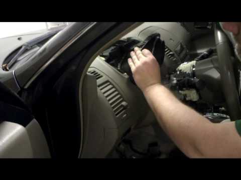 Remove and install the complete instrument cluster on 2005 Nissan Altima.