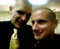 Mannuel and Luke at soccer night