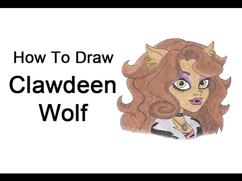 how to draw monster high