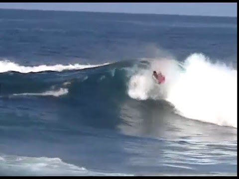 Surfing at Saint-Pierre, Réunion ...