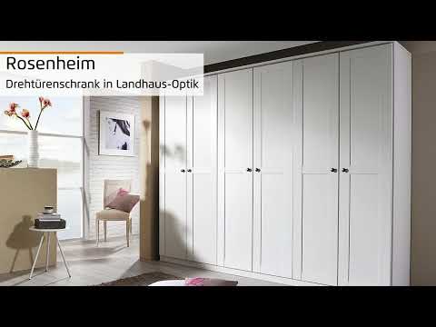 Armoire Rosenheim Blanc alpin - Largeur : 226 cm