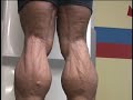 Bodybuilder Michael Lockett trains his huge calves at a Cleveland, Ohio gym prior to competing in a national level NPC show. See more of Michael in photos, video clips and DVDs available at MostMuscular.Com