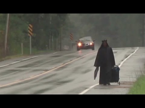 'Woman in black' a social media mystery