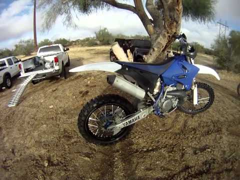how to remove yz250 front wheel