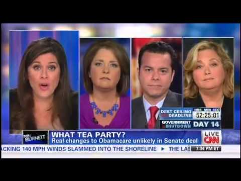 Republican - 10/14/13 - On Monday night's Out Front with Erin Burnett, a prominent Republican and Democratic commentator went after a Tea Party leader following her asser...