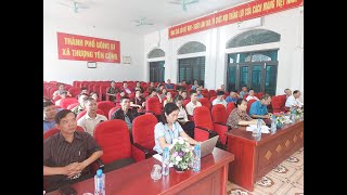 Xã Thượng Yên Công tổng kết phong trào Nông dân thi đua sản xuất, kinh doanh giỏi, đoàn kết giúp nhau làm giàu và giảm nghèo bền vững giai đoạn 2020-2023