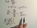 Parametric Curves - Finding Second Derivatives Parametric Curves - Finding Second Derivatives