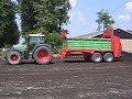 Fendt 818 Hawe compost strooien