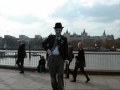 Charlie Chaplin Impersonator, South Bank, London (first half)