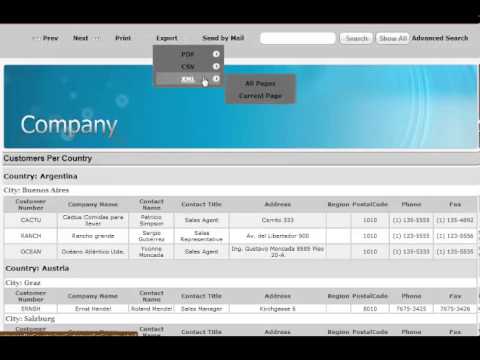 MySQL Report Maker