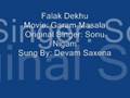 Falak Dekhu by Devam Saxena