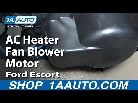 How To Fix Install AC Heater Fan Blower Motor 1991-03 Ford Escort ZX2 Mercury Tracer