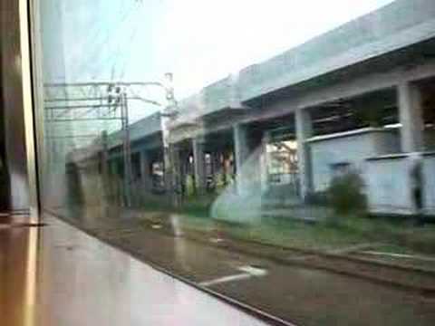 九州横断特急から見る大分駅高架化