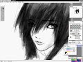 Emo girl manga drawing