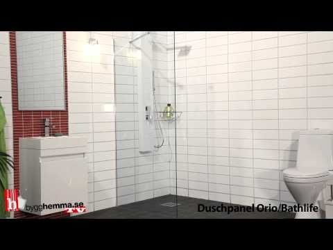 Duschpanel Bathlife Orio A-010 Vit