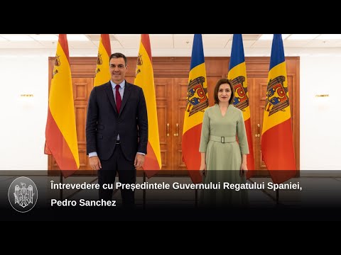 Președinta Maia Sandu a discutat cu Președintele Guvernului Regatului Spaniei, Pedro Sánchez