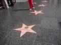 A walk on the Hollywood Walk of Fame