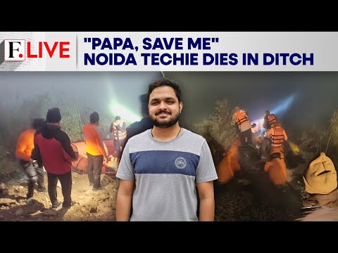 Noida Techie Dies: Helpless Father Watches Son Drown Amid Negligence | Firstpost Live