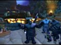 Little Santa shows some Ogers how to dance in Orgrimmar...
