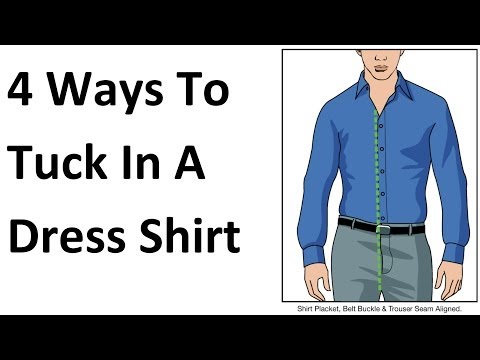 how to properly tuck in a shirt