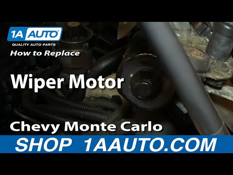 How To Install Replace Wiper Motor 2000-05 Chevy Monte Carlo Impala