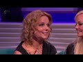 the spice girls (melanie c, emma, geri) & rita ora are being interviewed on alan carr: chatty man.
