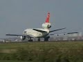 Northwest Airlines DC-10 takeoff from Amsterdam Northwest Airlines DC-10 takeoff from Amsterdam