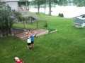 videos de Catching fly balls at the lake
