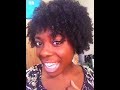 My 1st Wash N Go! Kinky Curly Curling Custard - Hair of the Day! video